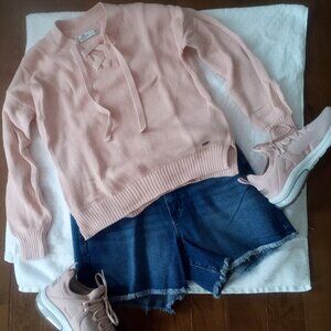 Hollister Light Pink Sweater Size XS